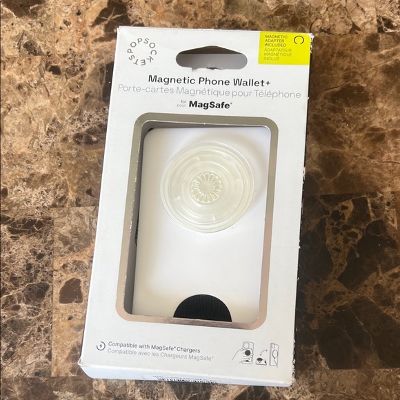 PopSocket Magnetic Phone Wallet+ with MagSafe - Transparent - Picture 1 of 2